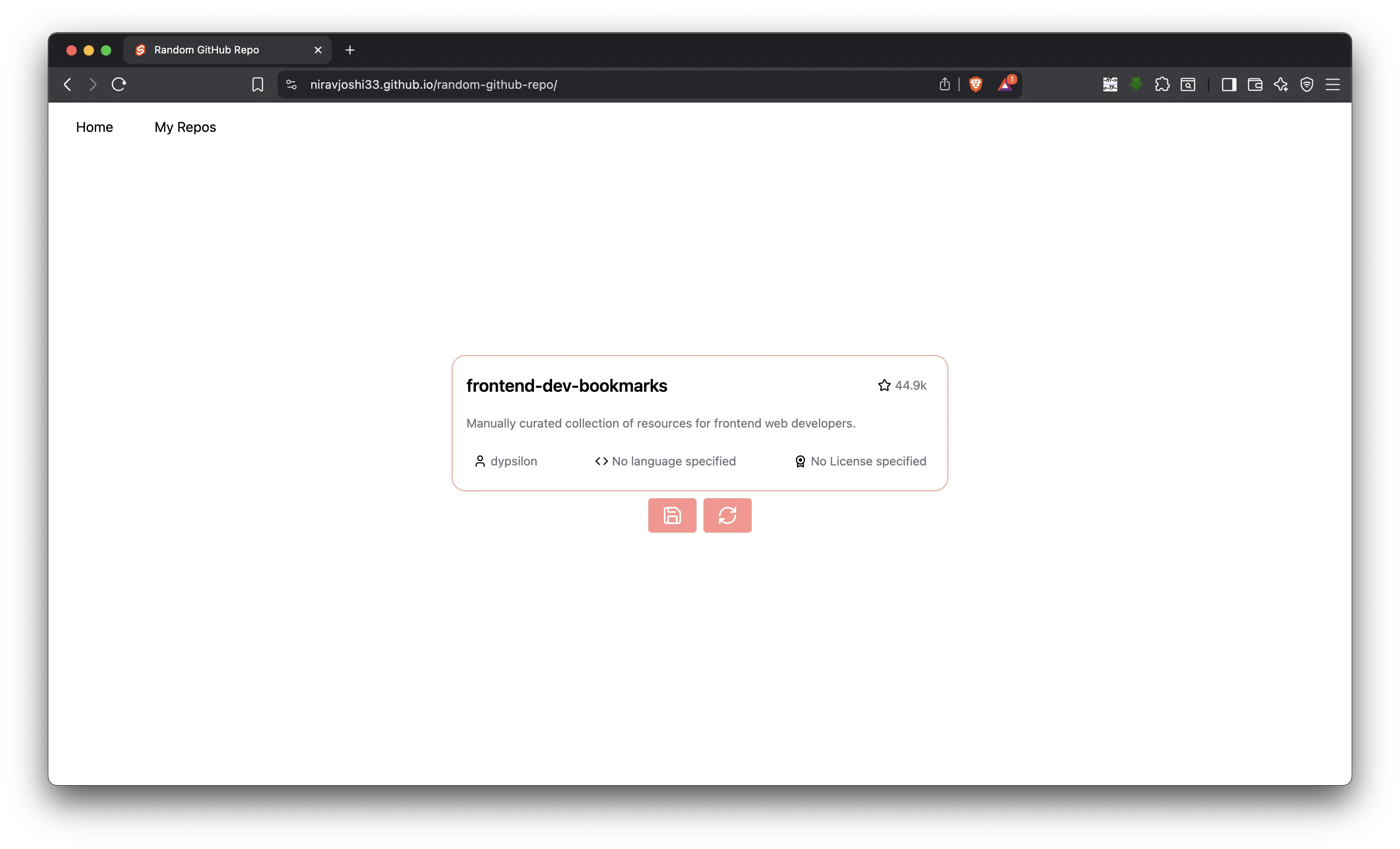 Random GitHub Repository